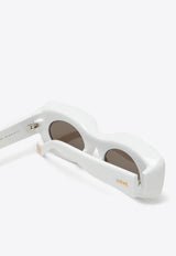 Loewe Paula's Ibiza Oval-Framed Sunglasses LW40033IPVC/N_LOEW-4939E