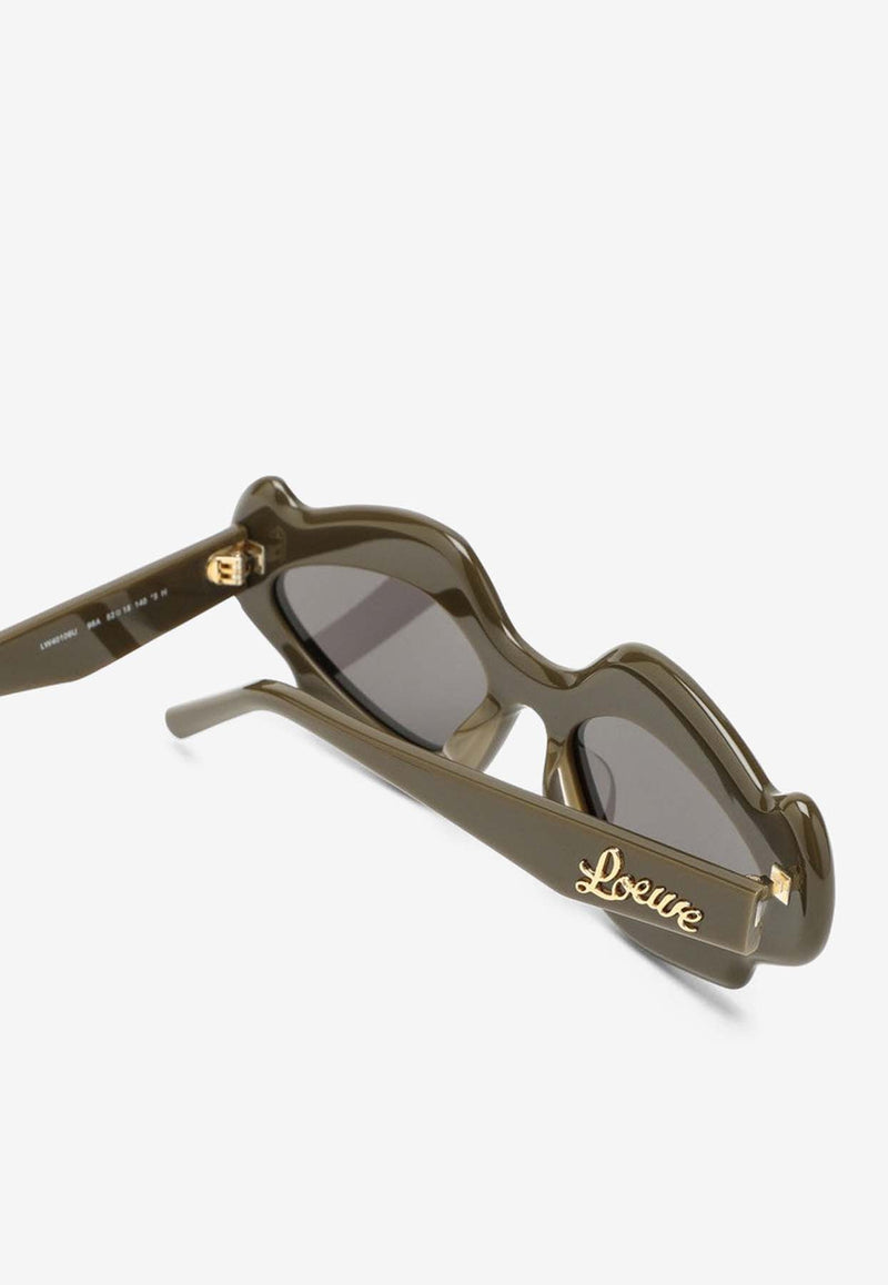 Loewe X Paula's Ibiza Irregular Sunglasses LW40109UPVC/N_LOEW-5296A