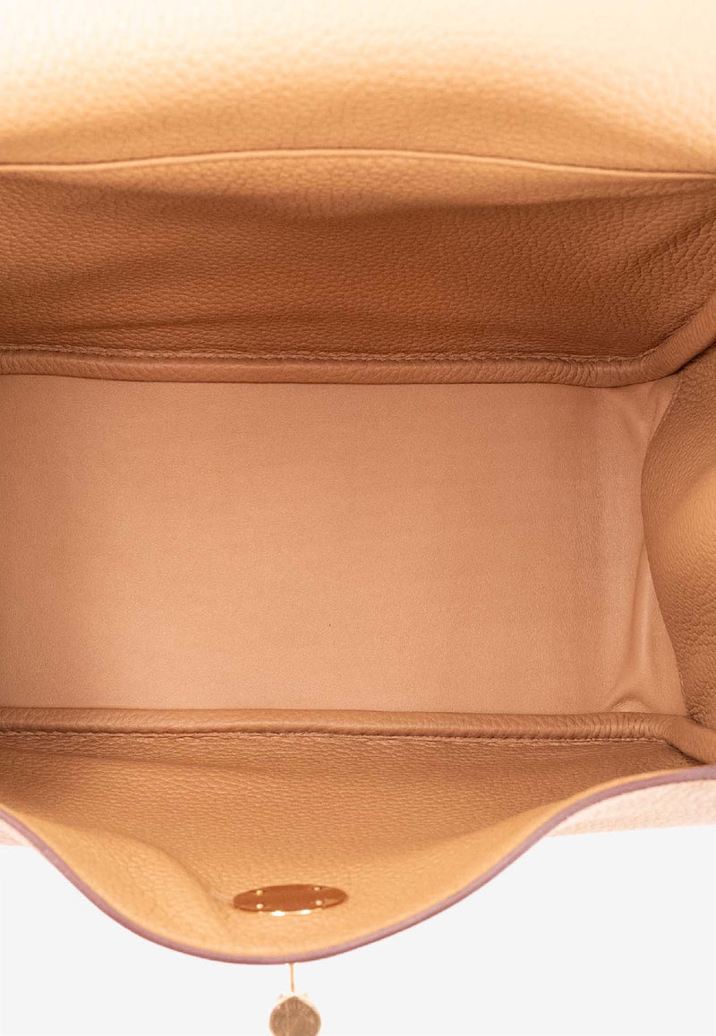 Lindy 26 in Biscuit Clemence with Gold Hardware