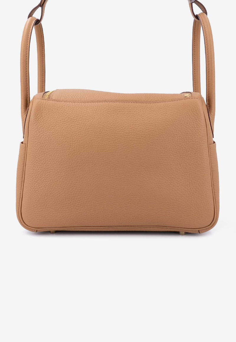 Lindy 26 in Biscuit Clemence with Gold Hardware