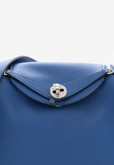 Hermès Mini Lindy 20 Verso in Bleu France and Bleu Saphir Swift with Palladium Hardware