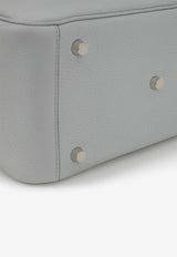 Lindy 26 in Gris Pantin Clemence Leather with Palladium Hardware