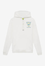 Casablanca Tennis Club Icon Hooded Sweatshirt White M-SP26-JTP-292-01_WHITE