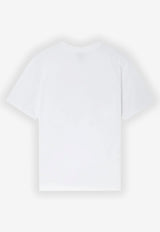 Casablanca Tennis Club Icon Printed T‑shirt White M-SP26-JTS-001-01_WHITE