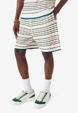 Casablanca Tuck Stitch Knitted Shorts Multicolor M-SP26-KW-1210-01_MULTI COLO