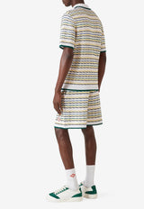 Casablanca Tuck Stitch Knitted Shorts Multicolor M-SP26-KW-1210-01_MULTI COLO