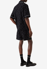 Casablanca Toweling Monogram Shirt Black M-SP26-SH-085-02_BLACK