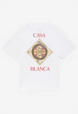 Casablanca Plafond Ondre De Musique T-shirt White M-SS26-JTS-001-02_WHITE MULT