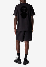 Casablanca Heat Map Printed T‑shirt Black M-SS26-JTS-001-06_BLACK