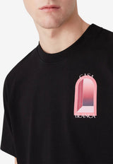 Casablanca Arches Printed T‑shirt Black M-SS26-JTS-001-11_BLACK