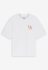 Casablanca Collage D'Icones Graphiques T‑shirt White M-SS26-JTS-044-13_WHITE