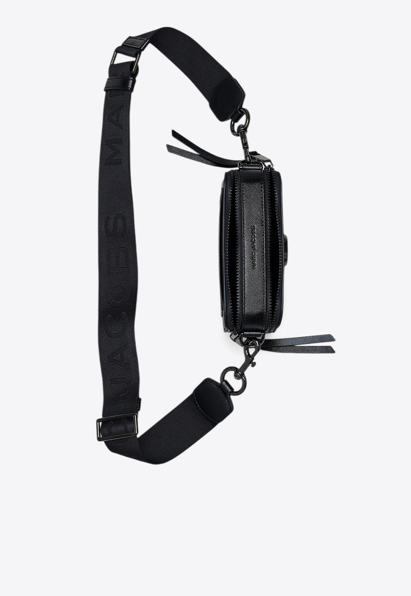 Marc Jacobs Snapshot DTM Saffiano Leather Crossbody Bag Black M0014867-001_BLACK