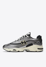 New Balance 1000 Low-Top Sneakers in Silver Metallic with Black and Dawn Glow Silver M1000SL