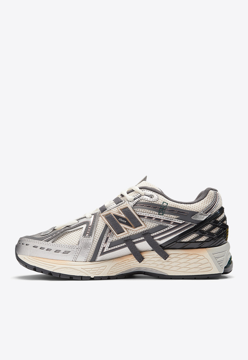 New Balance 1906A Low-Top Sneakers in Silver Metallic with Castlerock and Gold Metallic Silver M1906AD