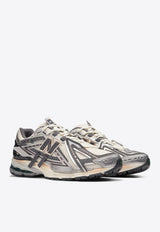 New Balance 1906A Low-Top Sneakers in Silver Metallic with Castlerock and Gold Metallic Silver M1906AD