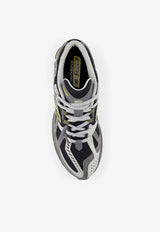 New Balance 1906N Low-Top Sneakers in Castlerock/Black/Yellow Leather M1906NA