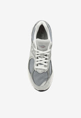 New Balance 2002RX Low-Top Sneakers in Suede and Mesh Gray M2002RXJLE/N_NEWB-CO