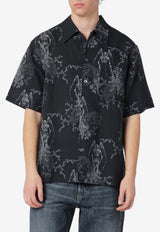 Our Legacy Death Paisley Print Shirt  Black M2262EDPCO/S_OLEGA-DR