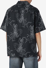 Our Legacy Death Paisley Print Shirt  Black M2262EDPCO/S_OLEGA-DR