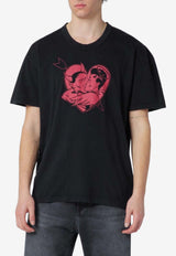 Our Legacy Love Story Print T-shirt Black M2266LLCO/S_OLEGA-LS