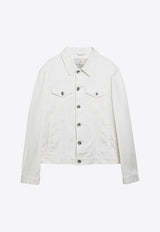 Brunello Cucinelli Button-Up Denim Jacket White M277P6900CO/O_CUCIN-C7210