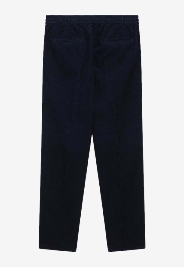 Brunello Cucinelli Corduroy Drawstring Pants  Blue M279UE1710CO/R_CUCIN-C2517