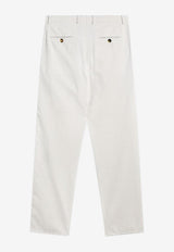 Brunello Cucinelli Corduroy Straight-Leg Pants White M280US2480CO/R_CUCIN-C6023