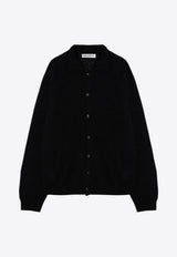 Our Legacy Wool-Blend Rib Knit Cardigan Blue M4213ECFSEWO/P_OLEGA-BU