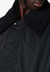 Our Legacy Shearling-Collar Ace Jacket Black M4241ABCO/P_OLEGA-BA