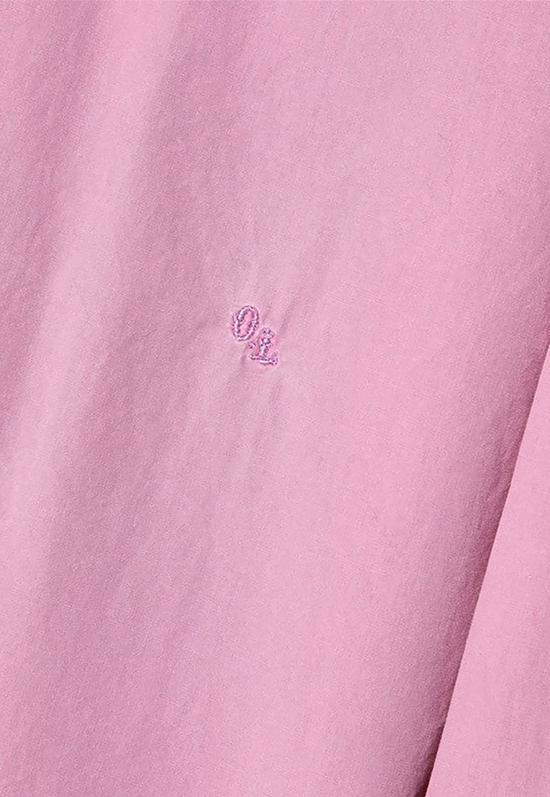 Our Legacy Embroidered Logo Long-Sleeved Shirt Pink M4242BDCO/P_OLEGA-DP