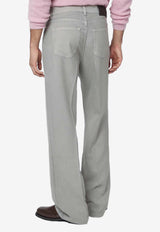 Our Legacy Logo Straight-Leg Pants Gray M4255RCCO/R_OLEGA-CA