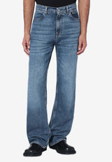 Our Legacy Straight-Leg Washed Jeans Blue M4255RRDE/R_OLEGA-RW