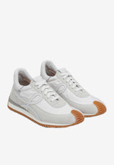 Loewe Flow Runner Nylon and Suede Sneakers White M816282X10NY/P_LOEW-2100