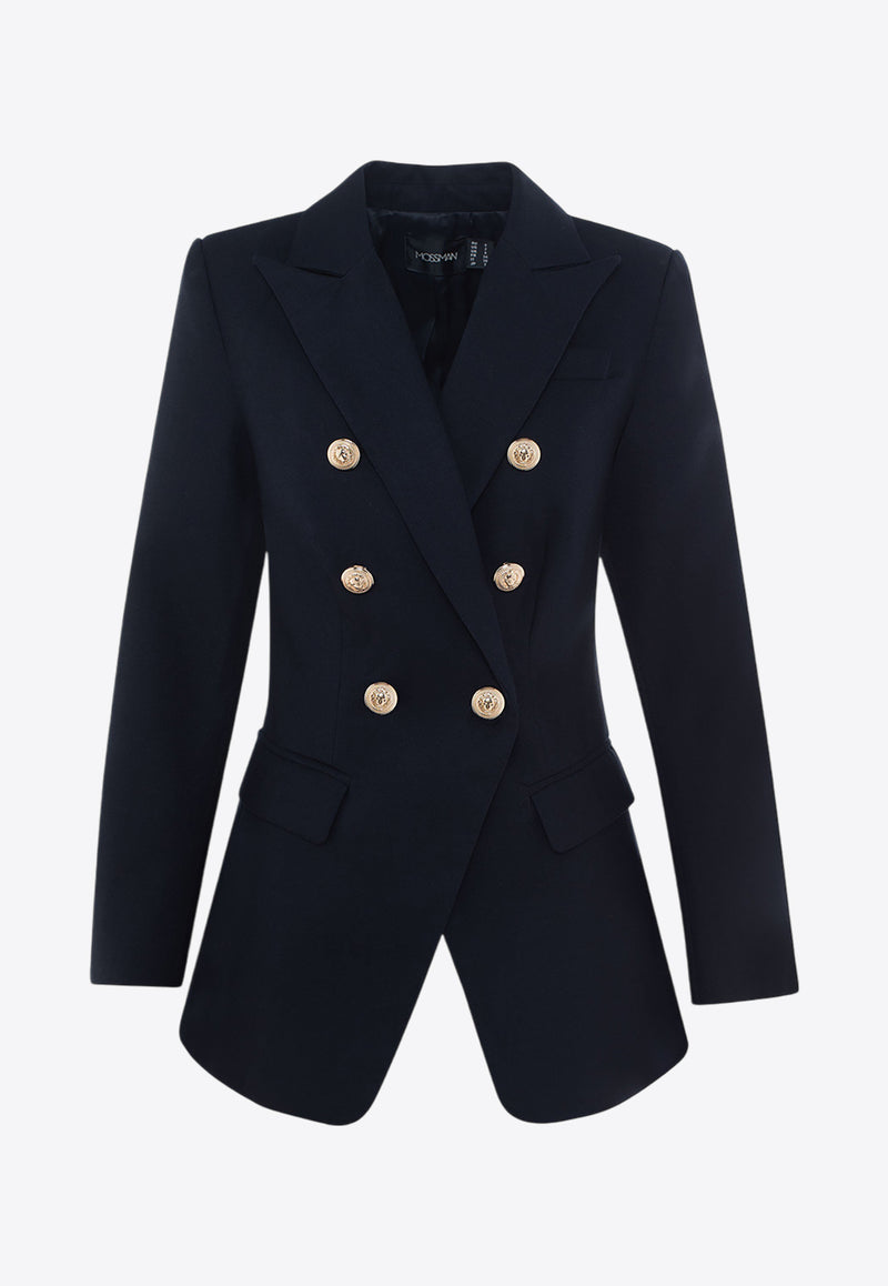 Mossman The Signature Double-Breasted Blazer Navy M90840NAVY