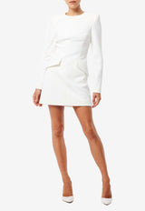 Mossman Parallel Sleeved Mini Dress White M96535WHITE