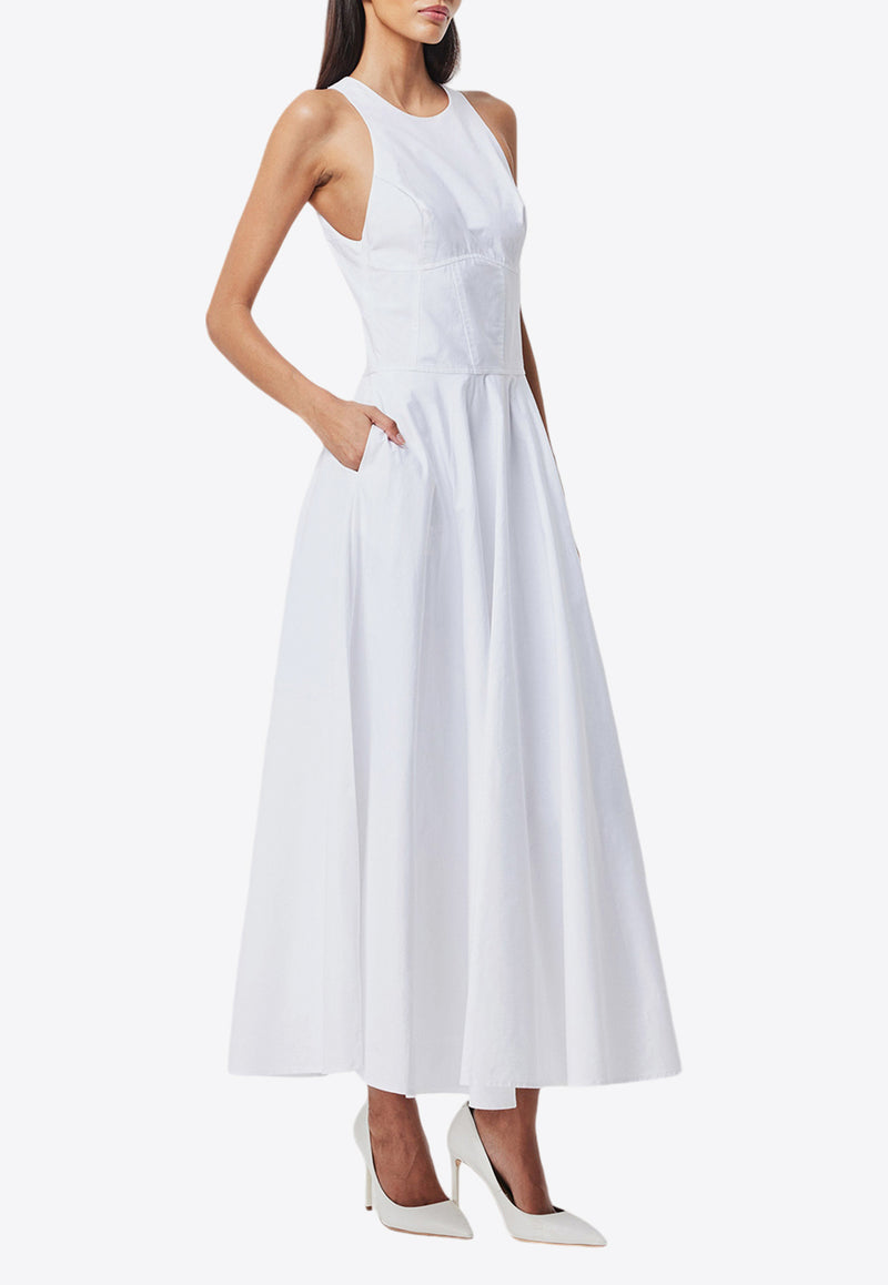 Mossman Homage Sleeveless Maxi Dress White M96642WHITE