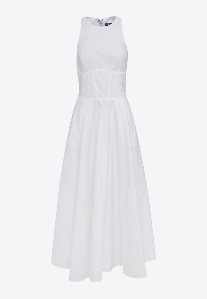 Mossman Homage Sleeveless Maxi Dress White M96642WHITE