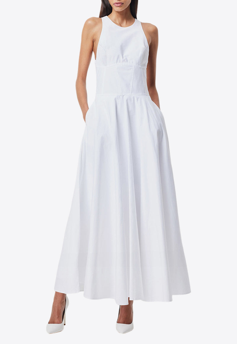 Mossman Homage Sleeveless Maxi Dress White M96642WHITE