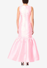 Mossman Realm Flared Maxi Dress Pink M97400_PINK