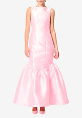 Mossman Realm Flared Maxi Dress Pink M97400_PINK
