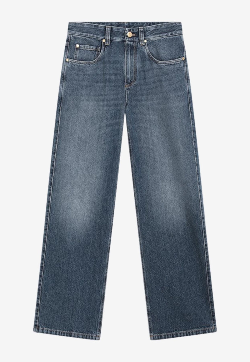 Brunello Cucinelli Contemporary Straight-Leg Jeans Blue MA095P5565DE/R_CUCIN-C9039