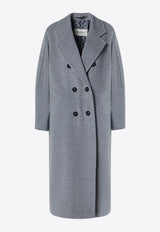 Max Mara Madame Double-Breasted Wool Coat Gray MADAMEWO/S_MAXM-018