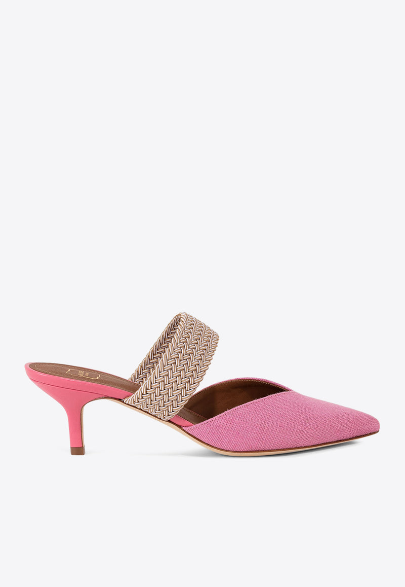 Malone Souliers Maisie 55 Low-Cut Vamp Mules Pink MAISIE 45-55 PINK