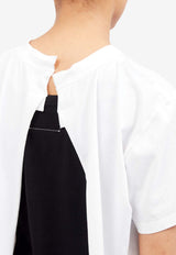 MM6 Maison Margiela Double Layer Short-Sleeved T-shirt White