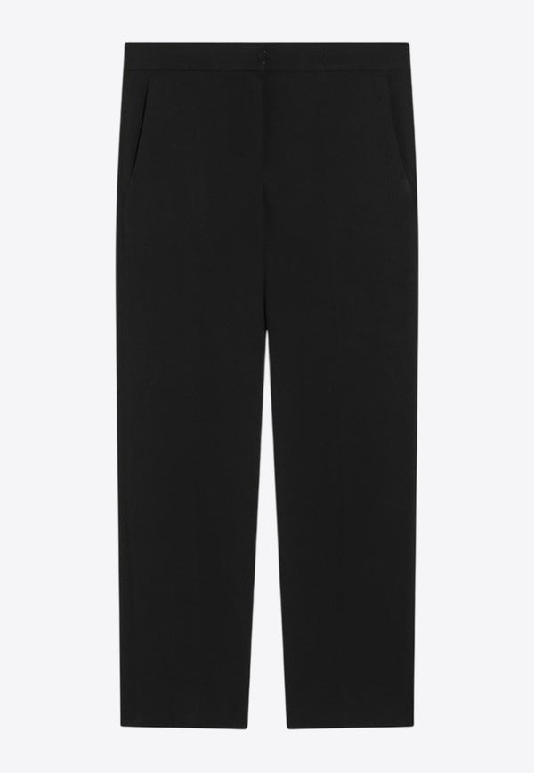 S Max Mara Malika Wool-Blend Tailored Pants Black MALIKAPL/R_MAXS-002
