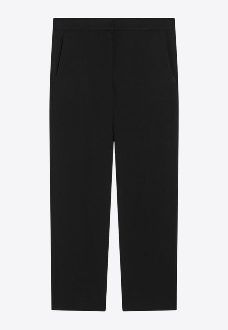 S Max Mara Malika Wool-Blend Tailored Pants Black MALIKAPL/R_MAXS-002