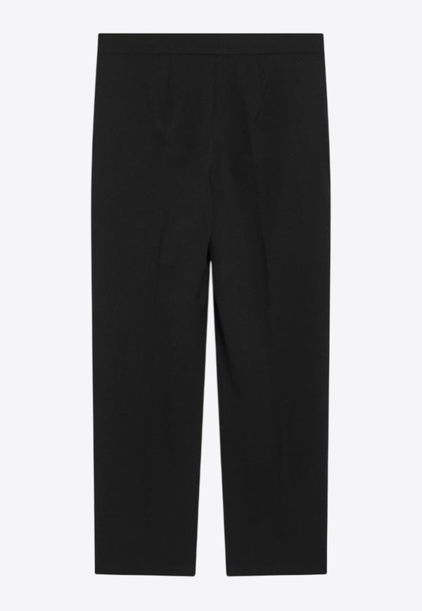 S Max Mara Malika Wool-Blend Tailored Pants Black MALIKAPL/R_MAXS-002