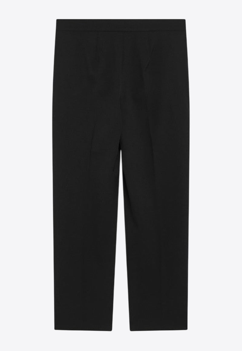 S Max Mara Malika Wool-Blend Tailored Pants Black MALIKAPL/R_MAXS-002