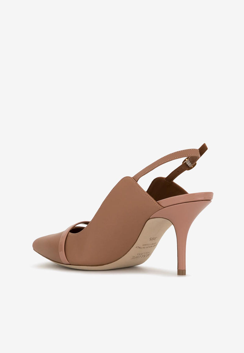 Malone Souliers Marion 70 Nappa Leather Pumps MARION 70-3 BLUSH/BLUSH