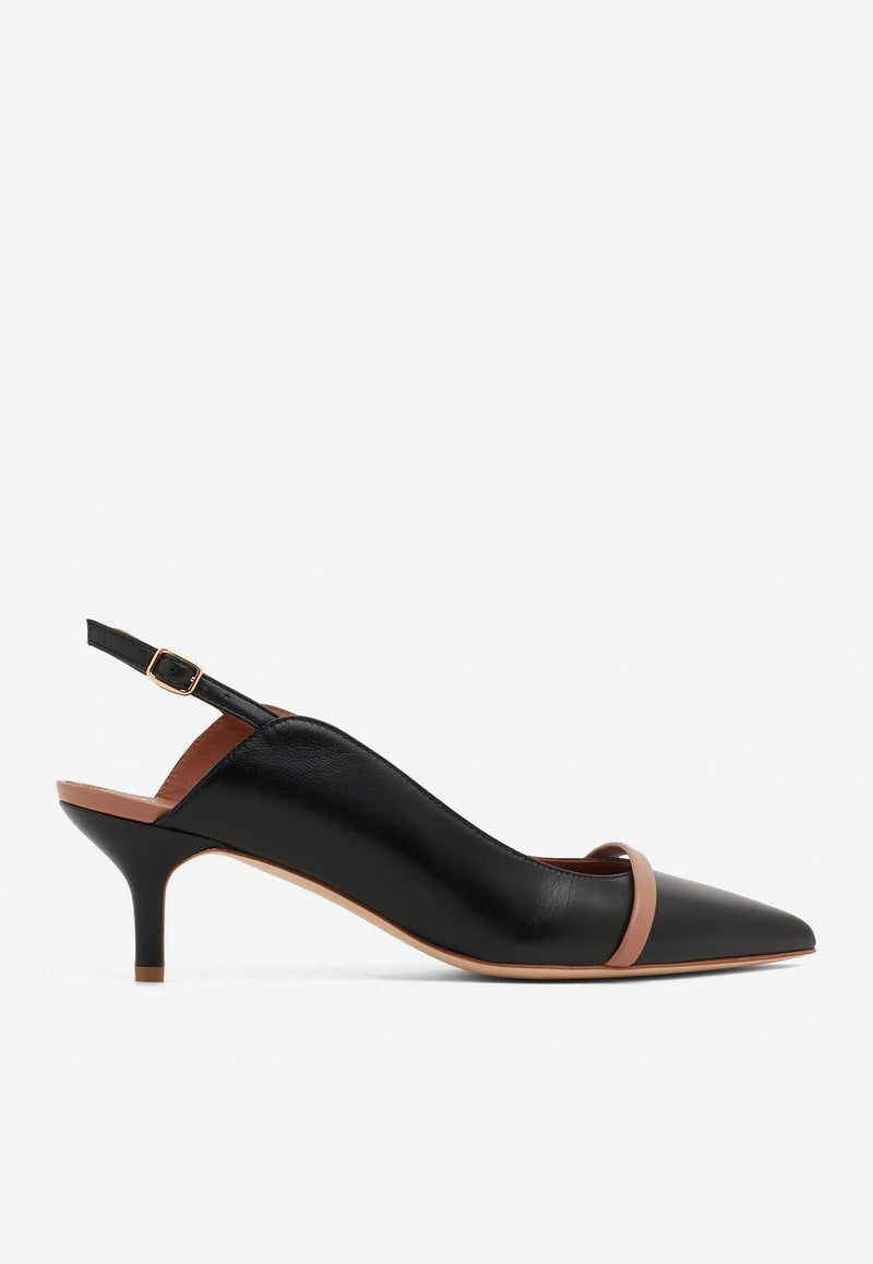 Malone Souliers Marion 45 Nappa Leather Pumps MARION MS 45-6 BLACK/BLUSH